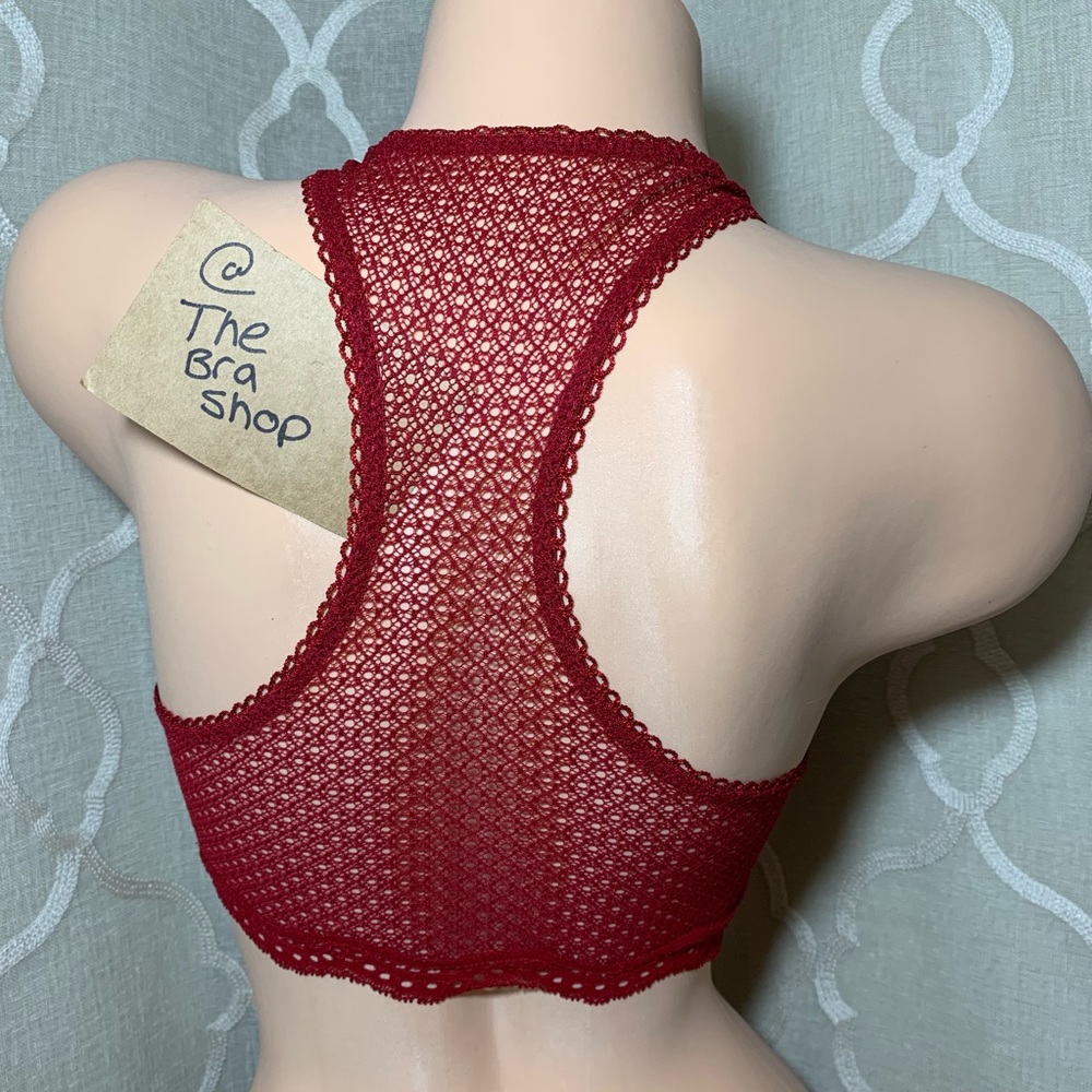 Victoria’s Secret Lace Up Bralette Red XS - Picture 3 of 3